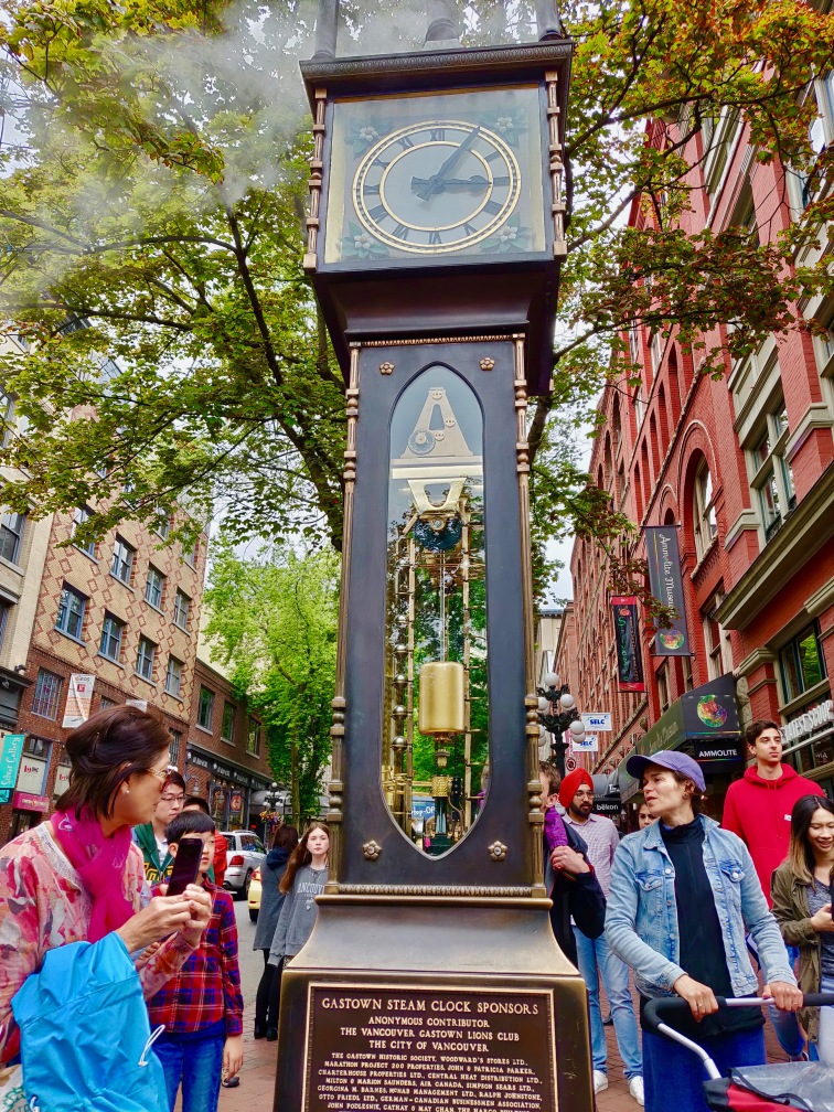 The famous Steam clock in Gastown :)